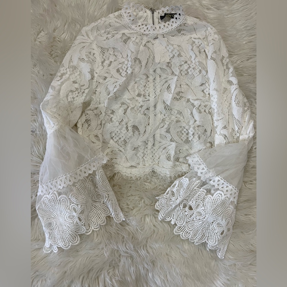 Women ivory blouse
